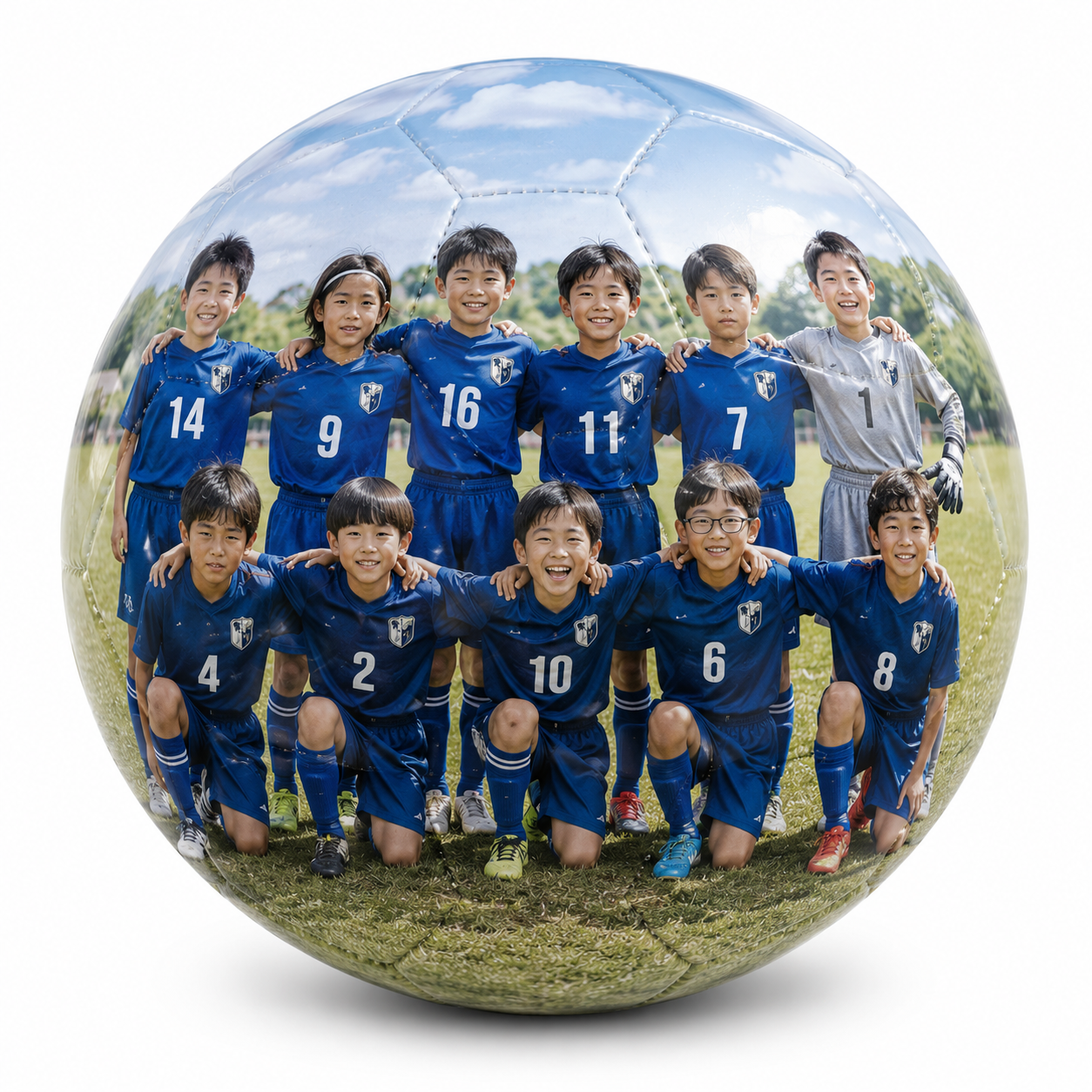サッカー日本代表 フォトプリントボール 置物 サッカー日本代表 フォトプリントボール 置物 サッカー日本代表 フォト