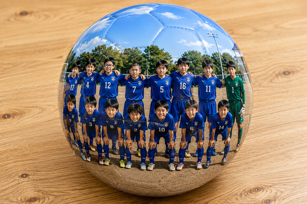 青山サッカークラブ様｜卒団記念の写真入りサッカーボールを製作しました